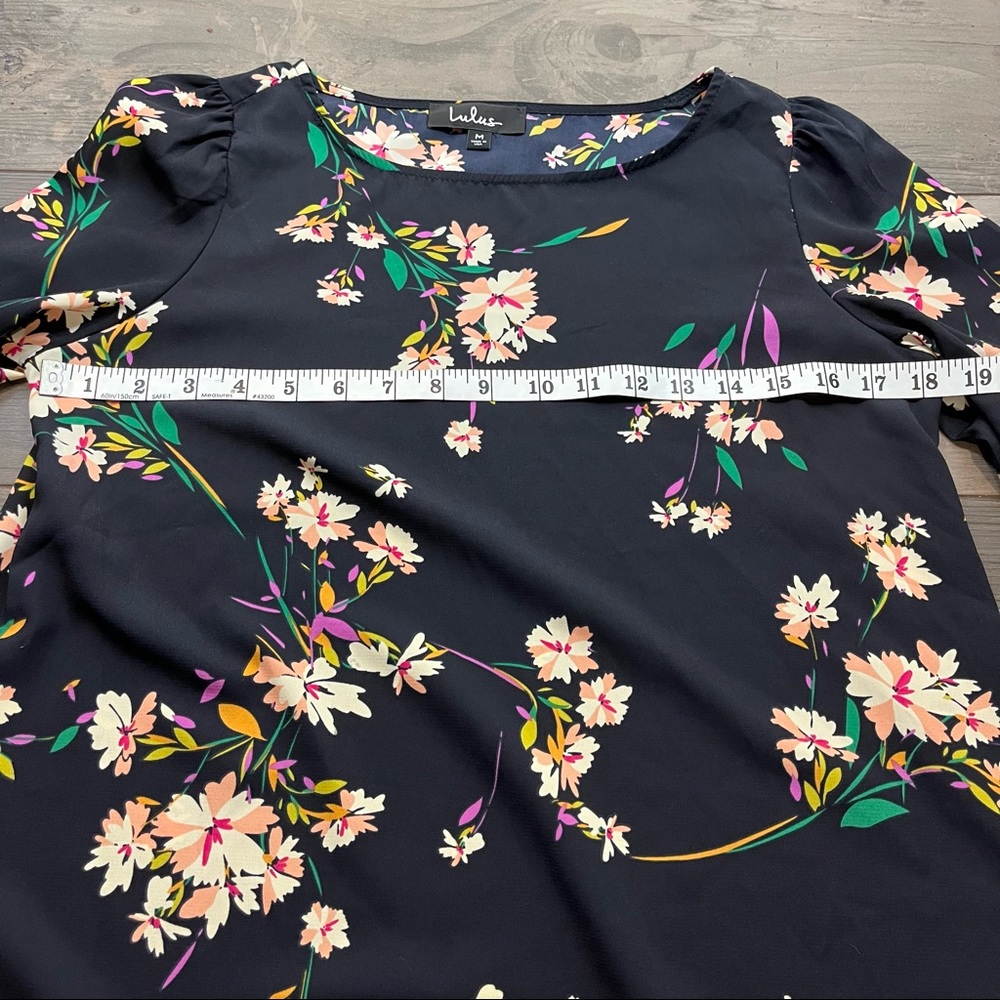 Lulus Black Floral Dress - Picture 4 of 9